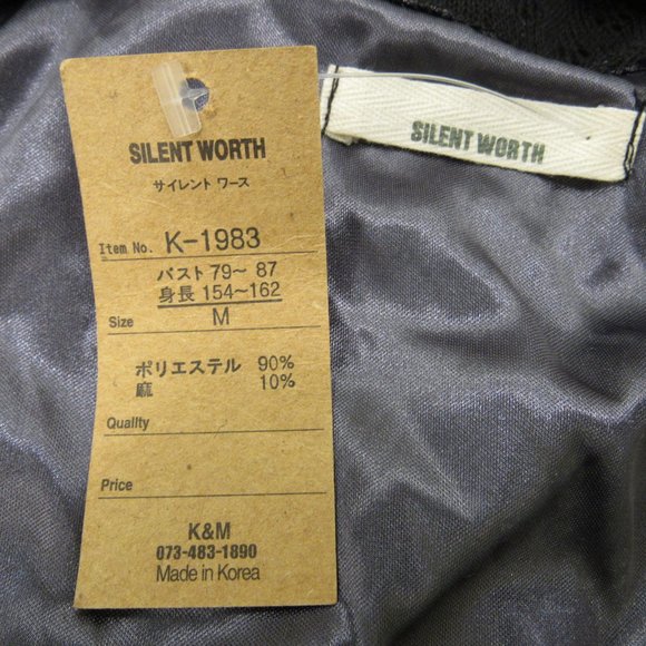 Sleeveless Gray Floral Rose Black Lace Dress Sz M - Picture 9 of 11